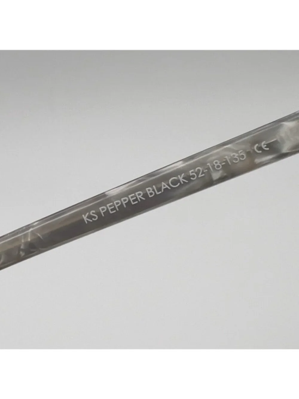 Kirkland Signature Pepper Eyeglass Frames Semi Rimless Cat Eye Black 52-18-135